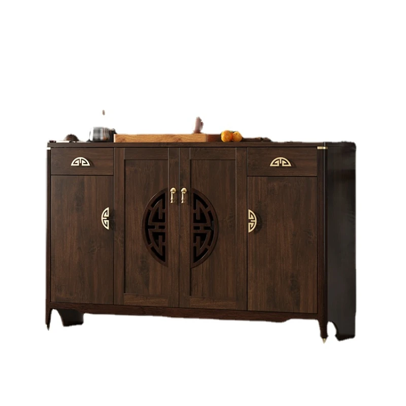 

PQF Sideboard Cabinet Living Room Storage Wine Cabinet Storage Wall Kitchen Cupboard Tea Cabinet