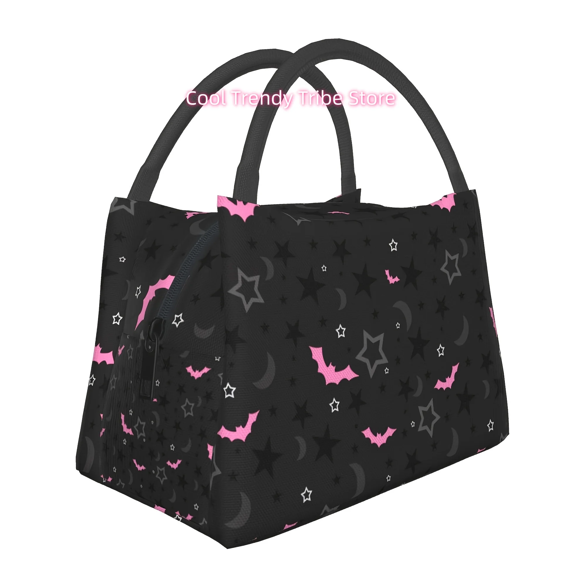 

Halloween black bats Reusable Refrigerated Bag, Insulated Bag, Insulated Lunch Bag, for Camping, Picnics, Beach, Suitable fo