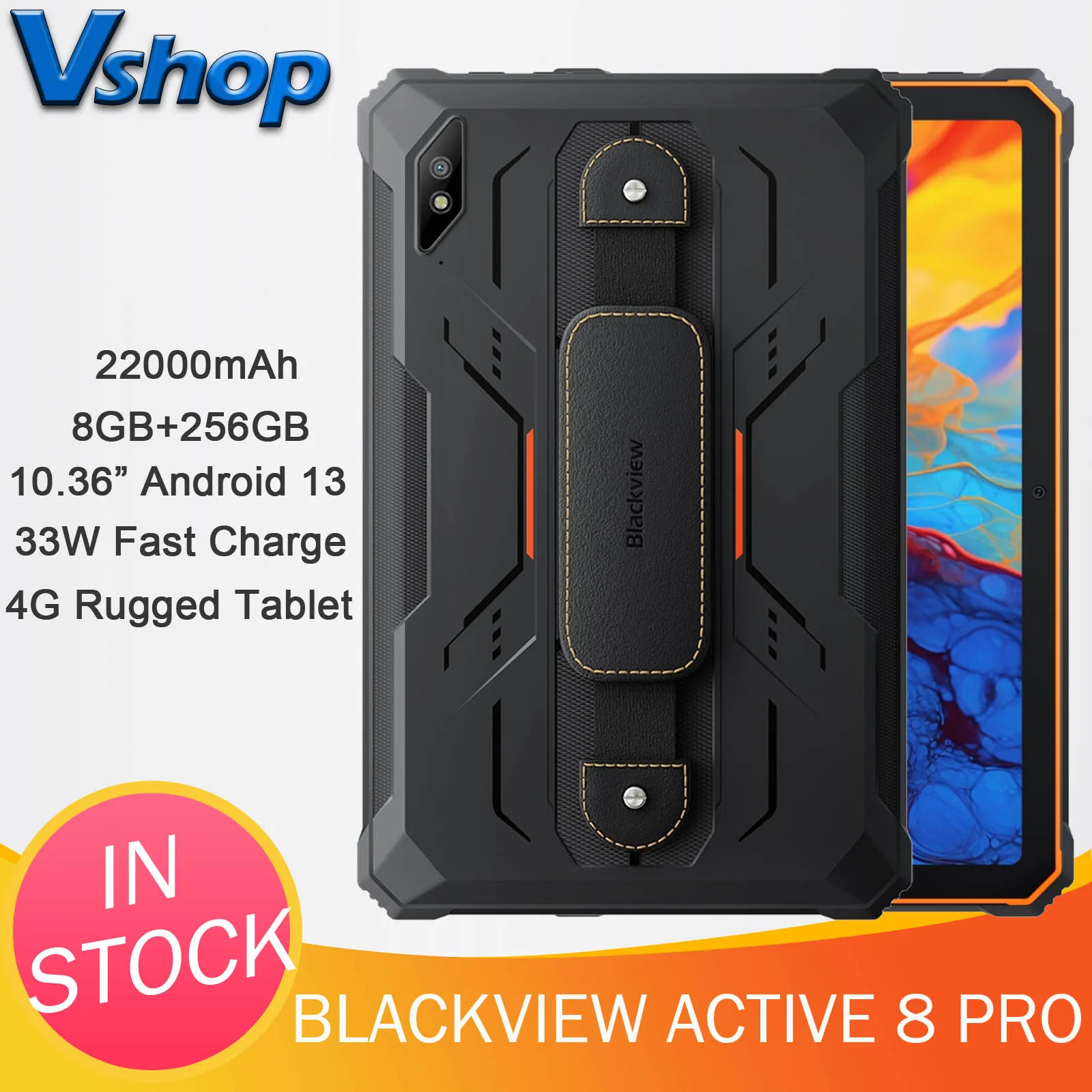Blackview Active 8 Pro 4G Rugged Tablet PC 10.36