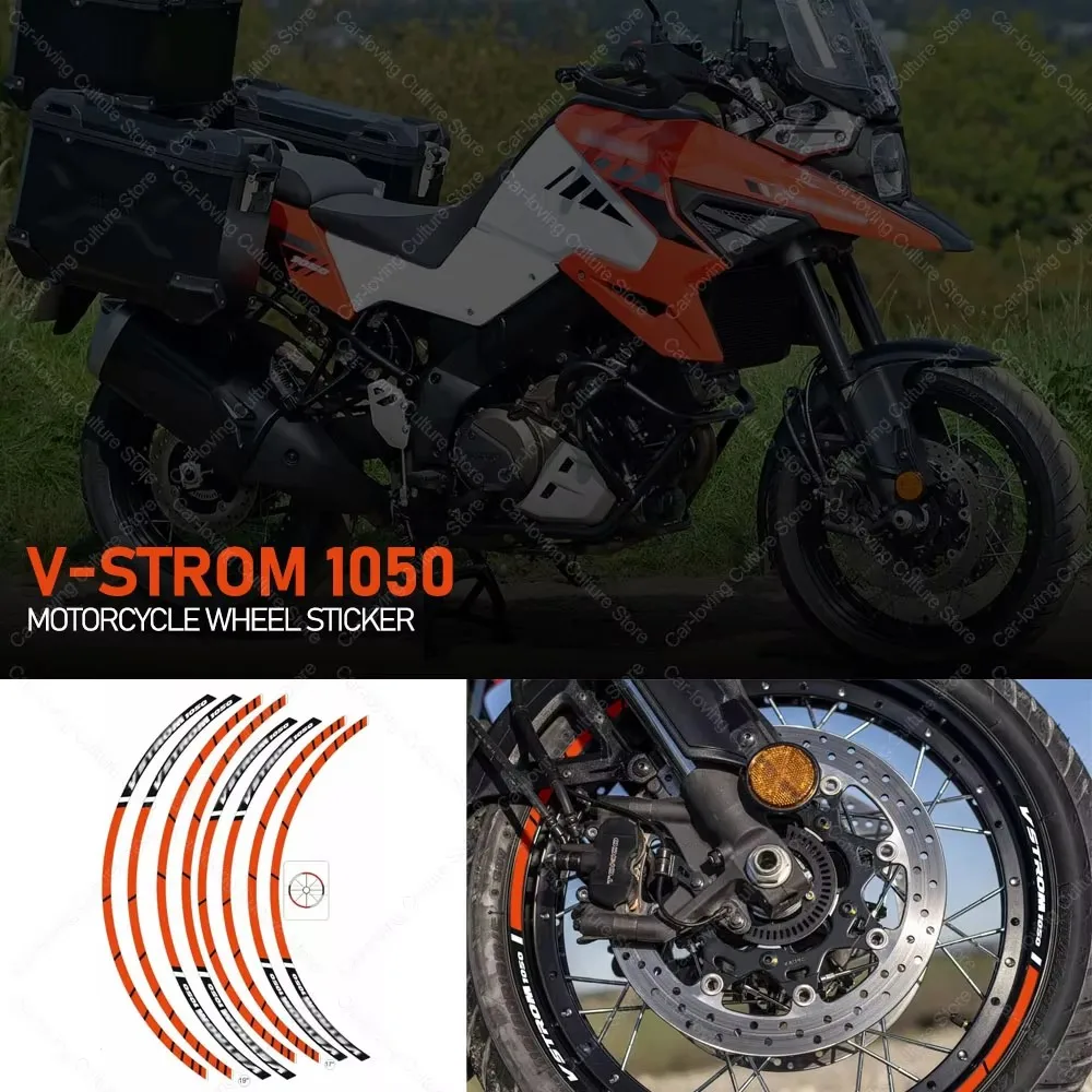 

Motorcycle Accessories Waterproof Protective Wheel Sticker High Quality Epoxy Resin Protective Sticker For V-STROM 1050