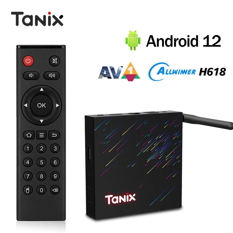 TANIX TX68: مُستقبل جهاز التلفاز الذكي بمواصفات قوية ودعم AV1 وWi-Fi 6