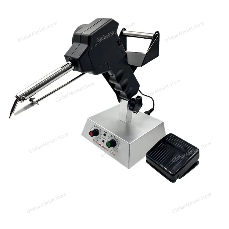 

External heating semi-automatic soldering machine, foot-operated