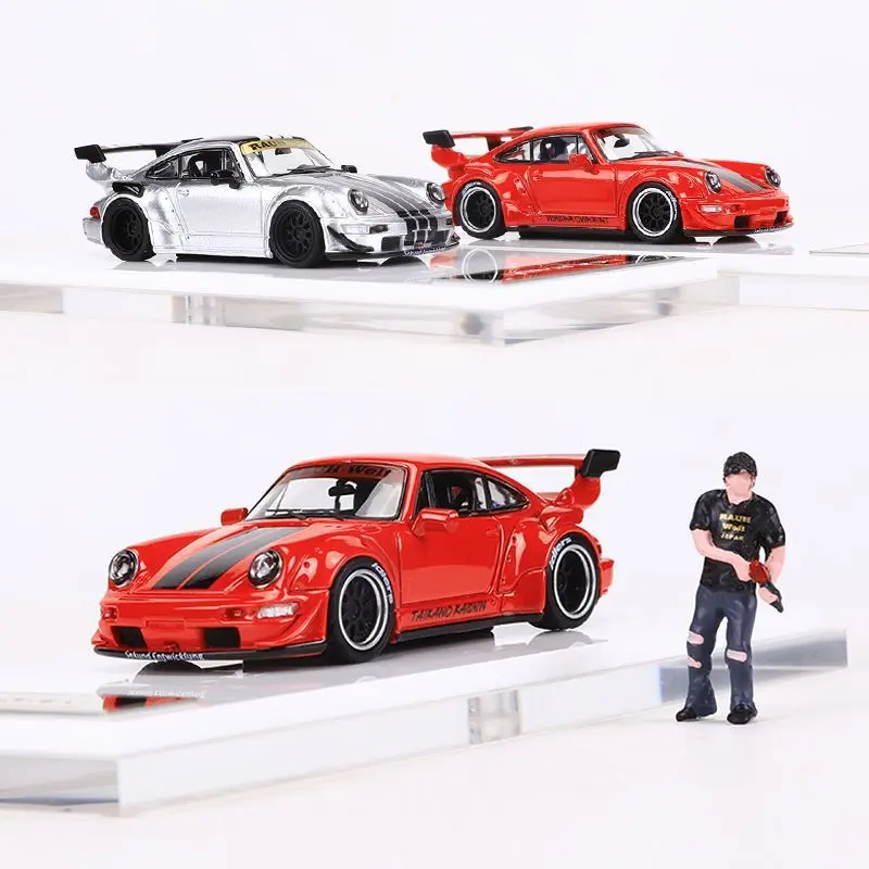 

Литая под давлением модель автомобиля Porsche RWB 944, размер 1/64, модель автомобиля из сплава Porsche GT, игрушки для мальчиков, кукла