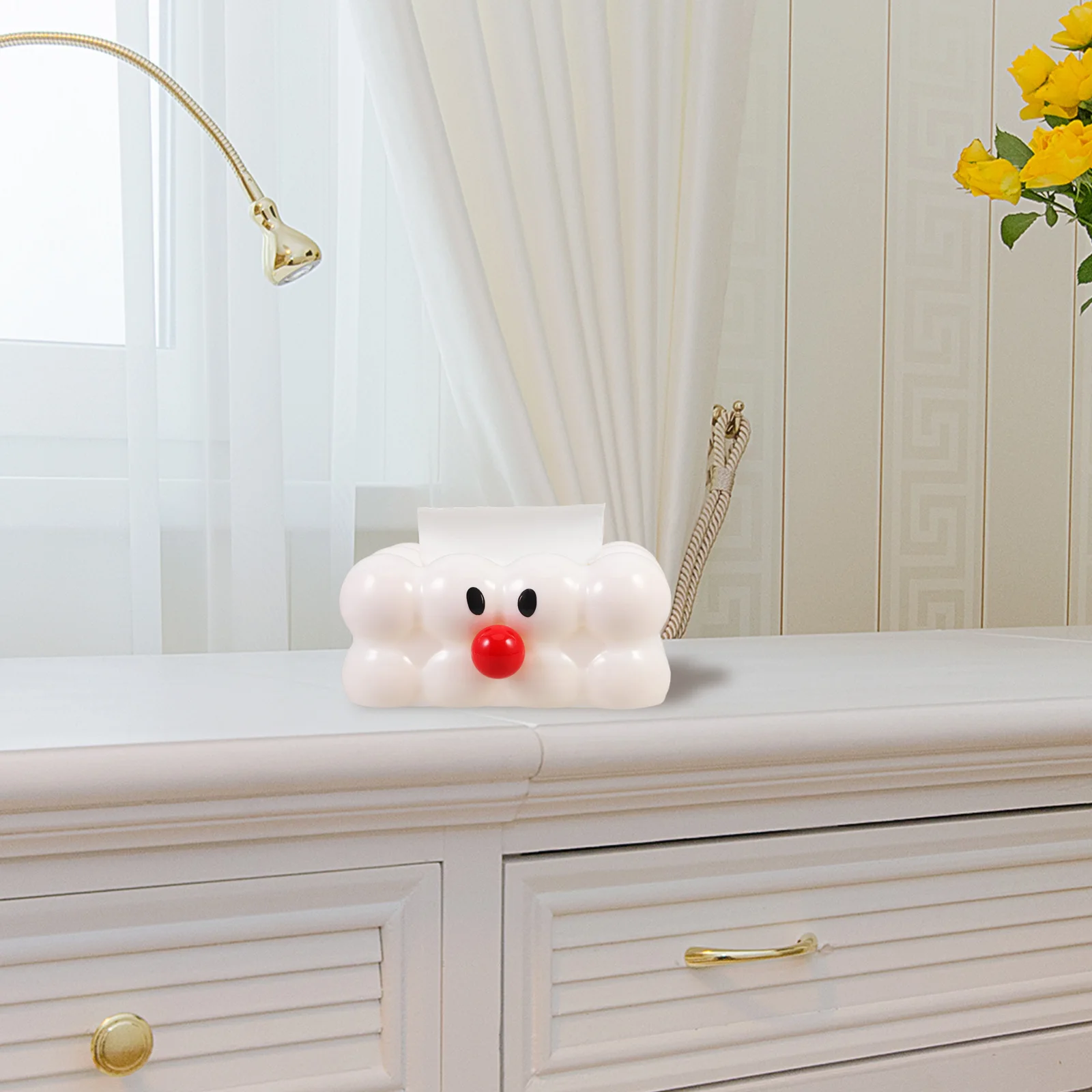 

Creative Red Tissue Box Large Capacity Desktop Decor Napkin Holder Office Home Car Use Portable Napkin Dispenser Portable