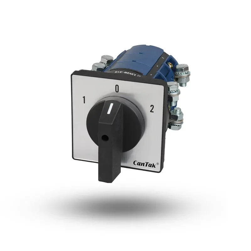 for CanTak LW26-315 1-0-2 3P 315A Rotary Cam Transfer Switch Three Phase IP20 690V 2 Position Selector