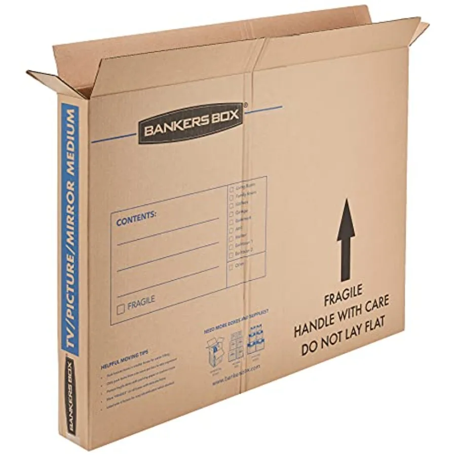 

up to 40" TV/Picture/Mirror - Moving Box 4 Pack, 37 x 4 x 27 in 7711201