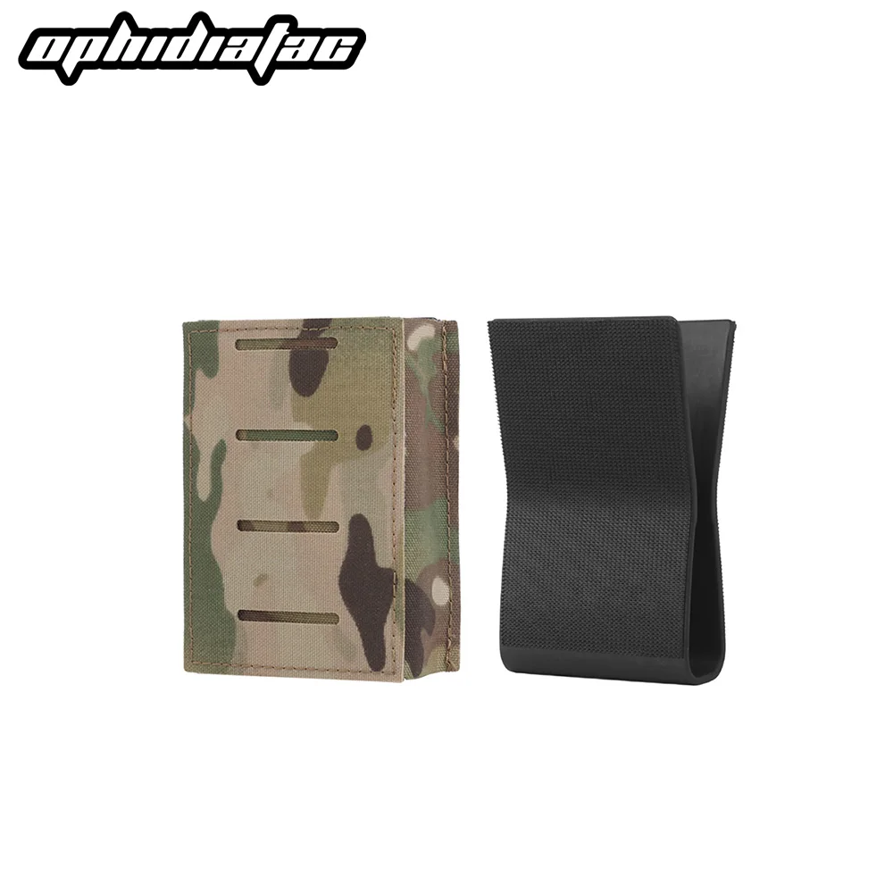 OPHIDIAN Hunting Single Magazine Pouch 5.56 MK2 AR15 MAGs Holder Open Top Magazine Pouch with Quick Release Insert Combat Belt