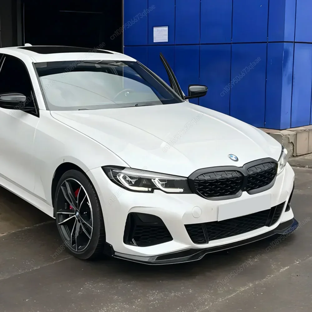

Для BMW 3 серии G20 G21 2019-2022 M-Pack автомобильный передний бампер, разделитель губ, спойлер, диффузор, защитная крышка, 3 шт., обвесы из АБС-пластика, тюнинг