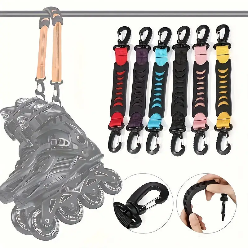 

Roller Skates Shoes High Strength Hook Professional Convenient Inline Skates Handles Laces For Outdoor Skating Accessories-1PC