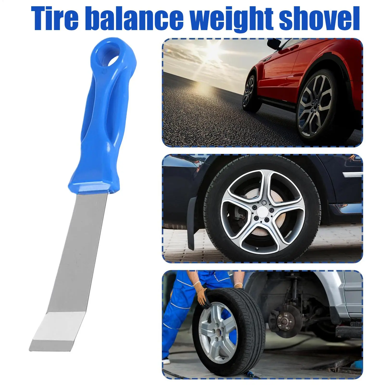 

Car Tire Balance Block Remover Wheel Weight Scraper Metal Tire Balancing Repair Scraper Truck Rim Weight Remover
