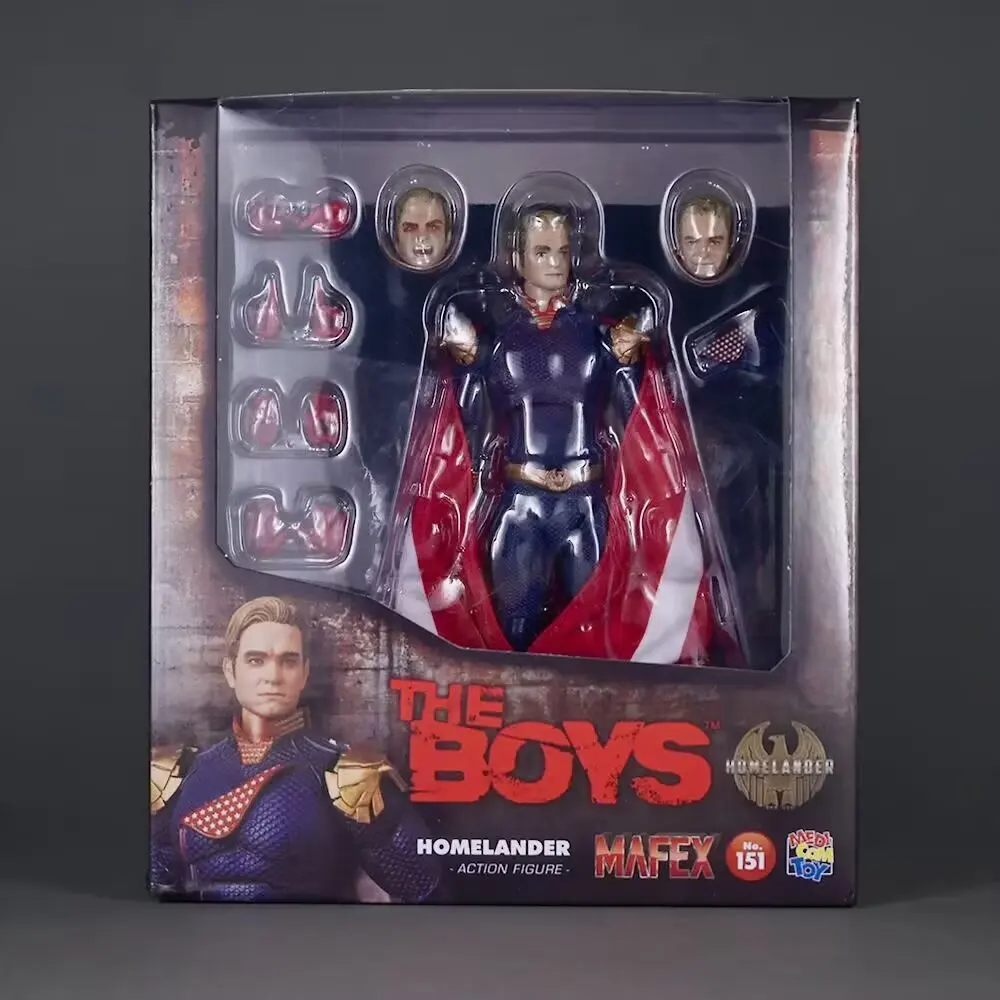 

Mafex #151 The Boys Figure Homelander Ultimate Action Figure Starlight Collectable Model Toys KO Copy Christmas Gifts 16CM