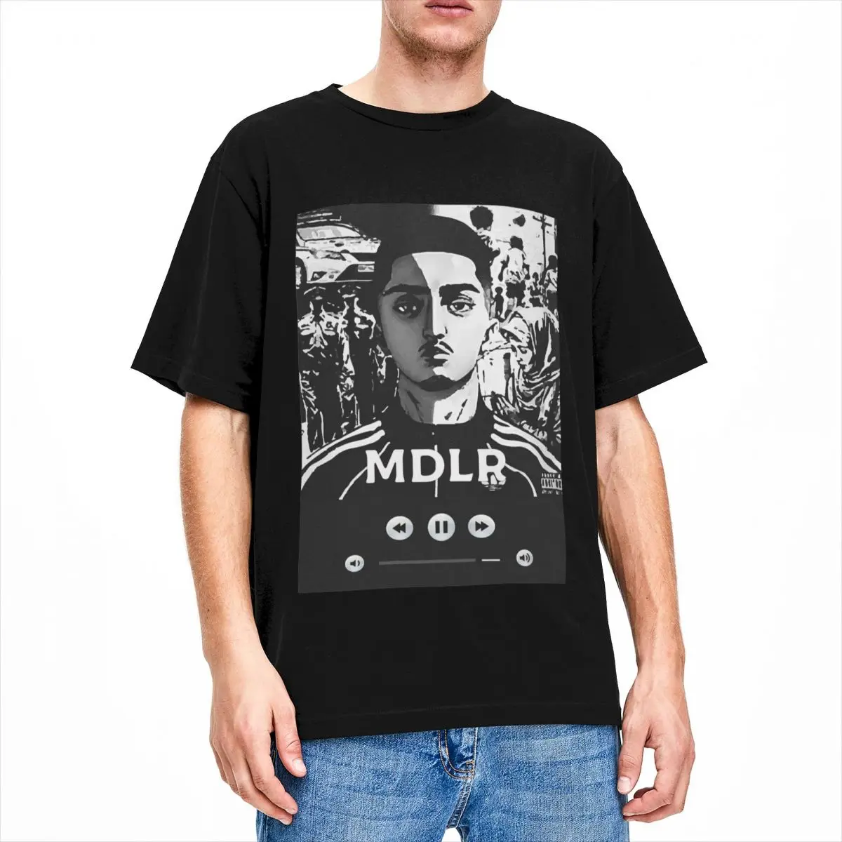 Gift Rapper Morad T Shirt For Unisex M.D.L.R Album Tour Hip Hop 100% Cotton T-shirts Short Sleeve