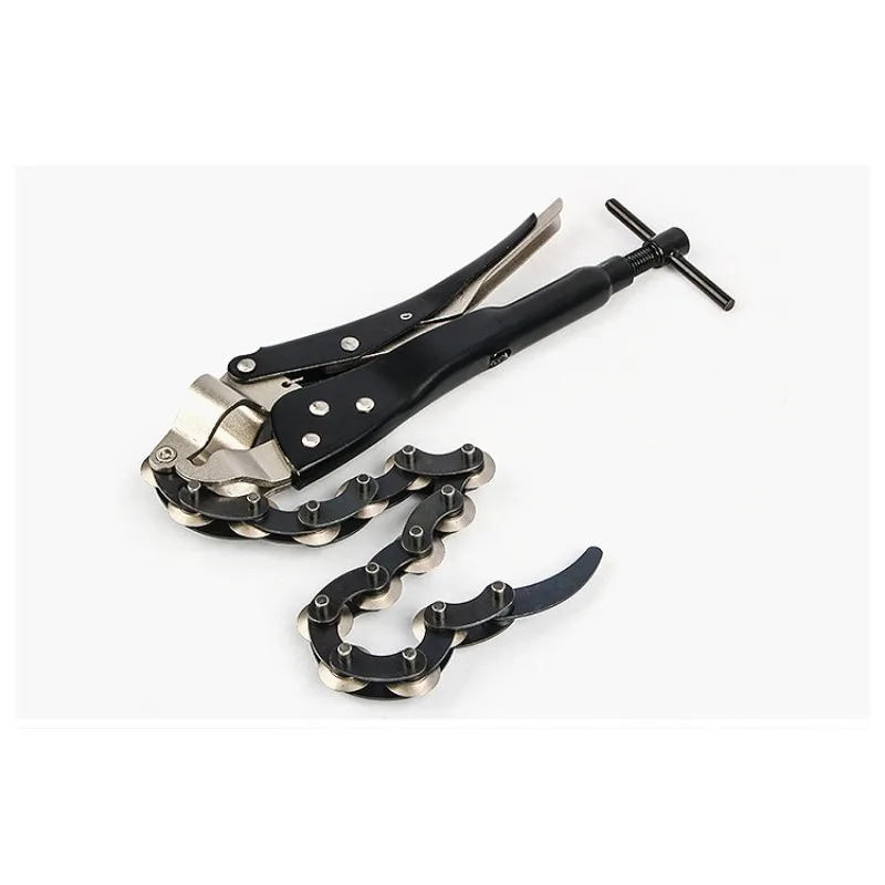 

New 2025 A Set for Automotive Exhaust Tailpipe Chain Tool Auto Chain Chain Exhaust TubePipe Multi Wheel Blade Tail Pipe