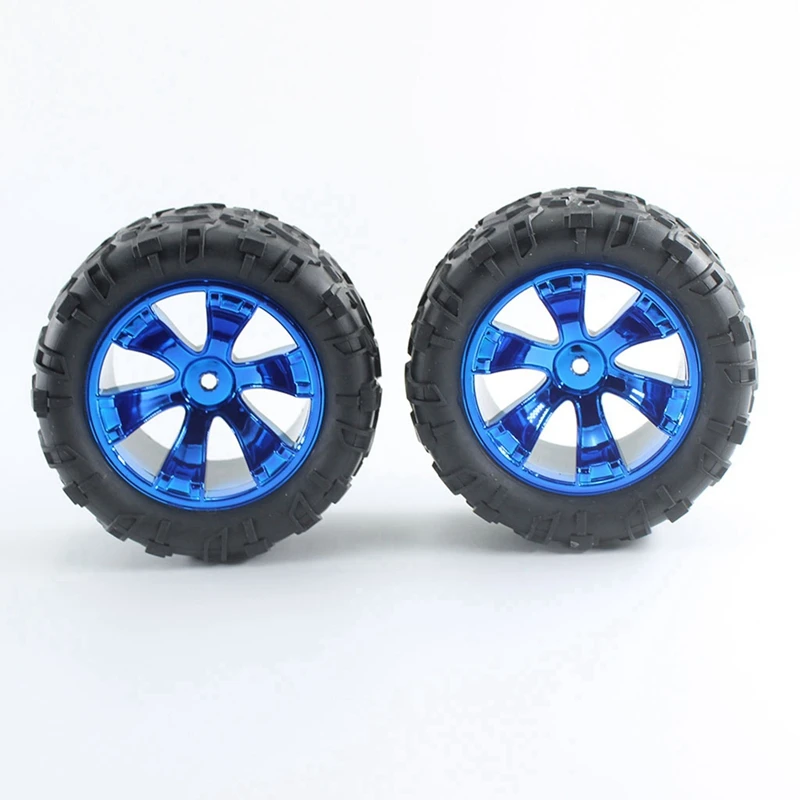 2Pcs Remote Control Car Tire Parts For Wltoys 144018 Left Tire Group Wearing Parts Tire