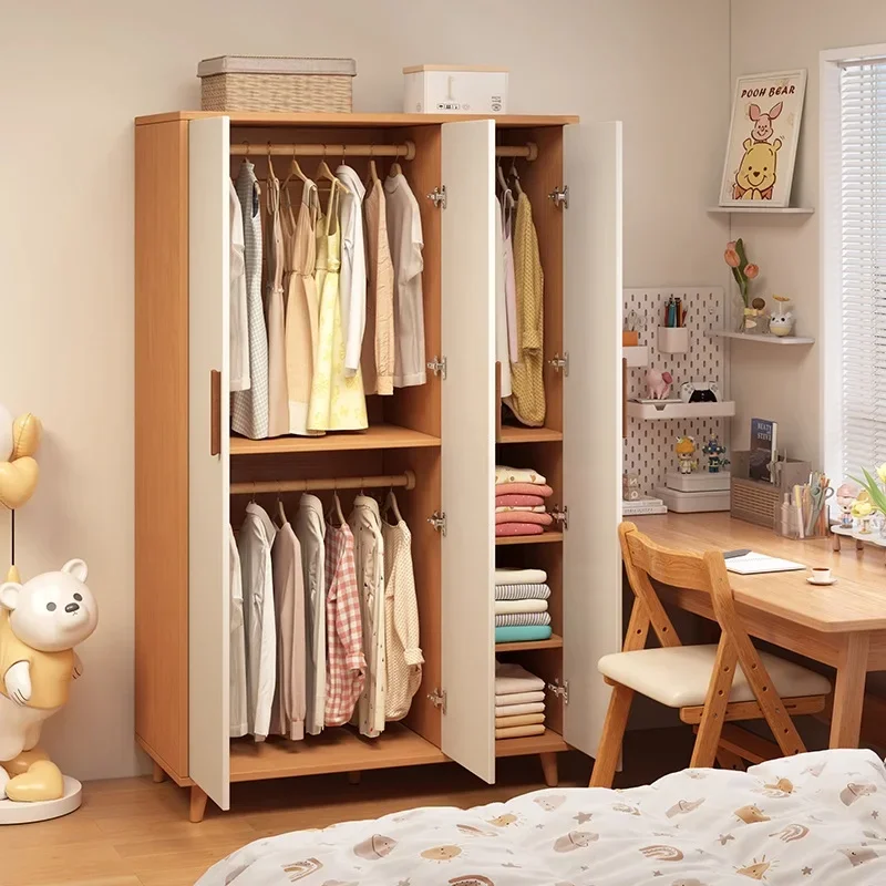 

Simple modern hanging wardrobe small apartment space saving single door wardrobe