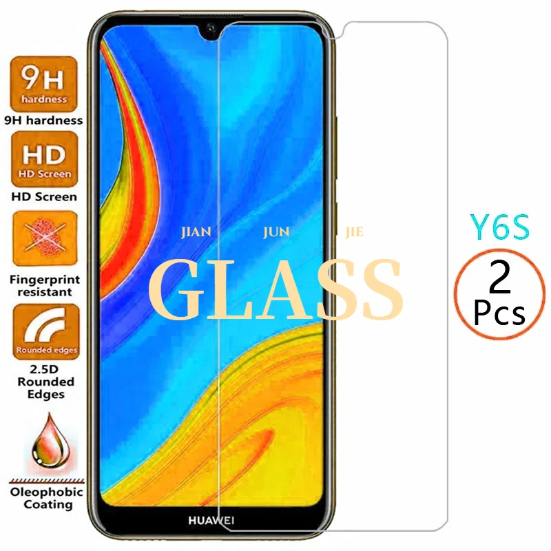 Стекло для huawei y6s 2019, защитная пленка для экрана huaweiy6s y 6s 6 y6 s ys6 6ys, пленка huawey huwei hawei huawi 9h