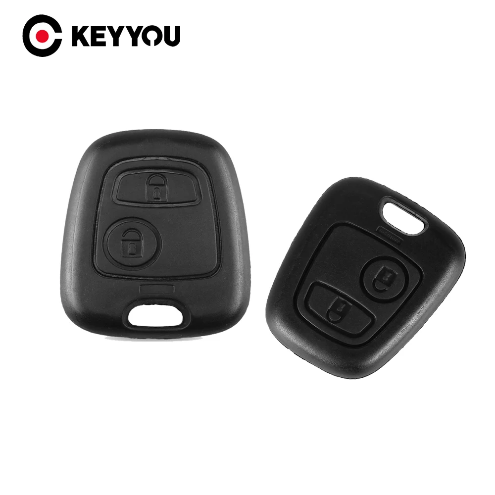 KEYYOU Remote Key Car Key Blade Fob Case Cover di ricambio per Citroen C1 C4 per Peugeot 107 207 307 407 206 306 406