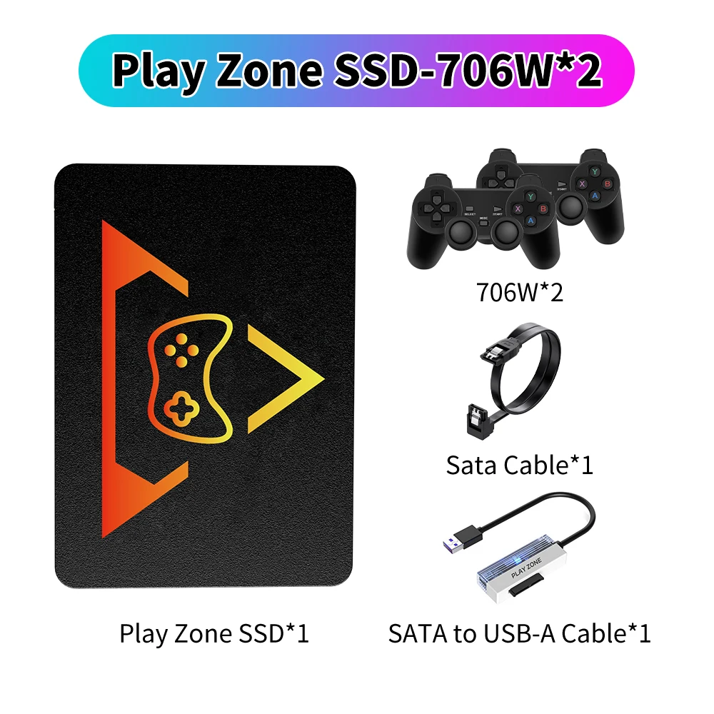 その他 PLAYZONE SSD 2TB Play Zone 2TB Gaming SSD Game Console with 20000+Game &80+Emulator