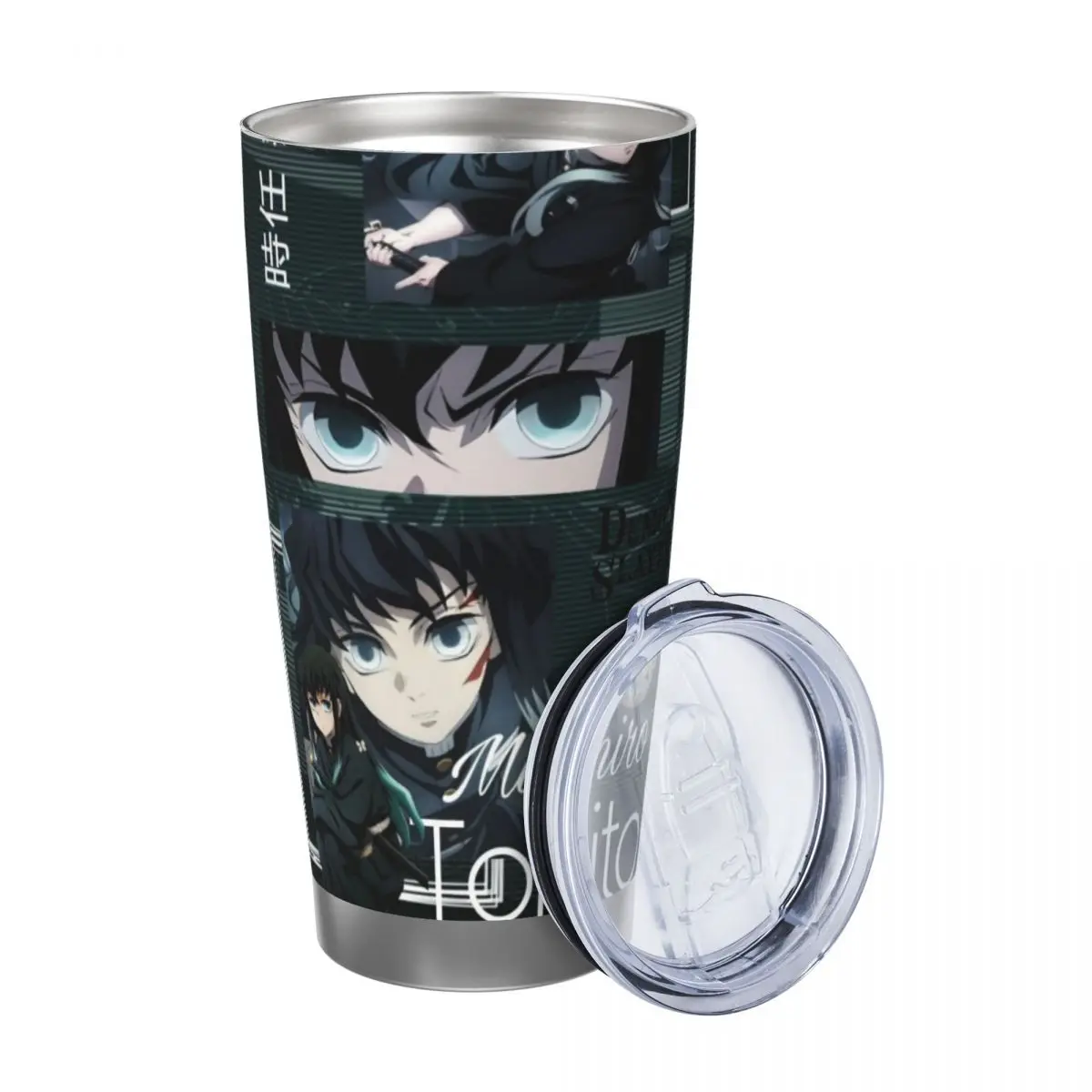 Muichiro Tokito Demon Slayer 20oz Stainless Steel Insulated Thermal Coffee Car Cup Cold Hot Mugs Vacuum Flask