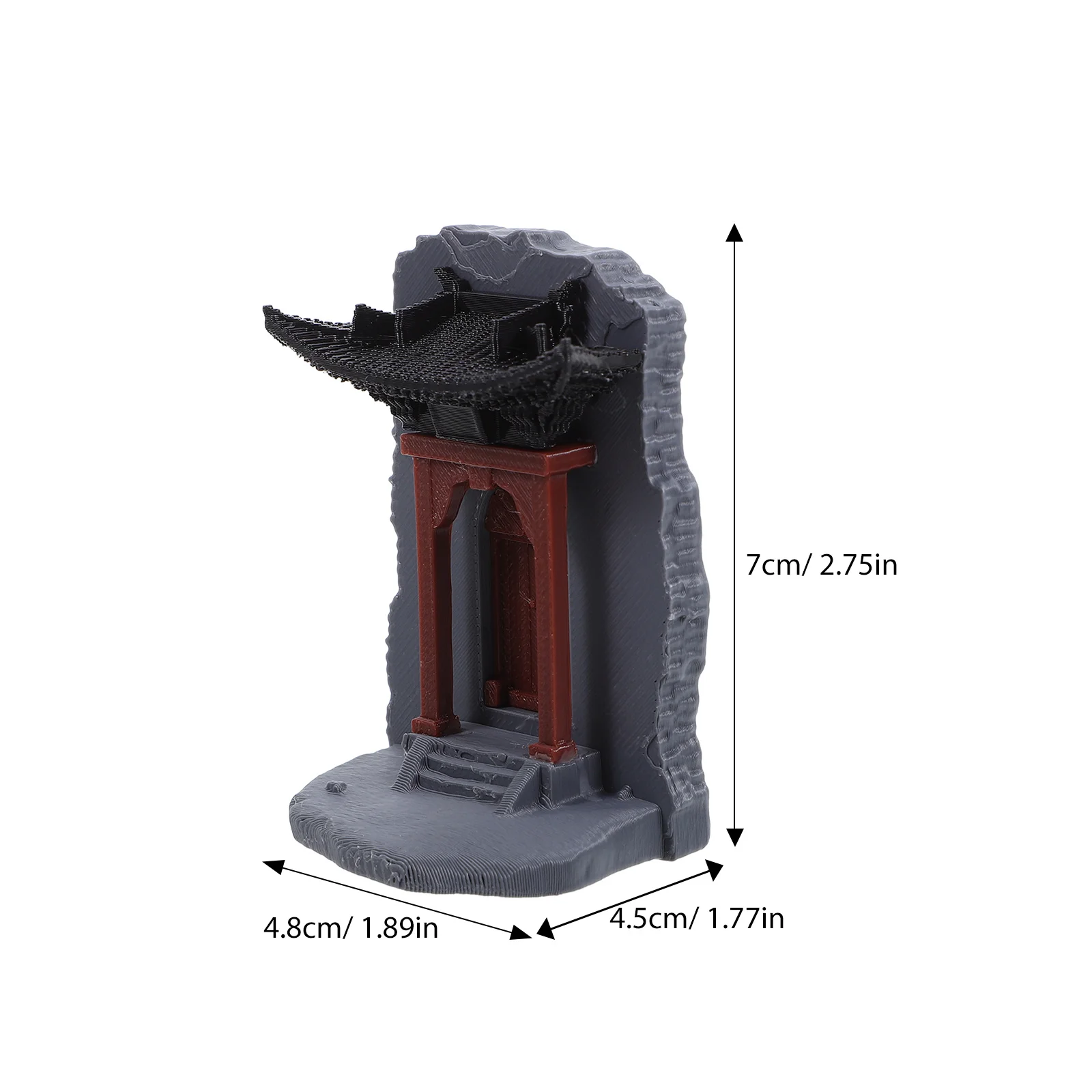 미니어처 중국 건축 장식 예술적 데스크탑 장식품 향수를 불러일으키는 레트로 디자인 건축물 젠 가든 아쿠아리움용
