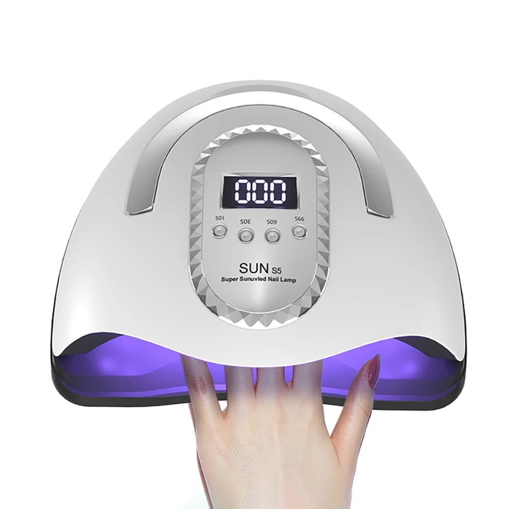 LULAA 280w High Power Nail Lamp Timing Cabin Uv Led Nail Gel Polish Drying Lamp Fast Curing Uv Led Lamp Lcd Screen Nail Dryer