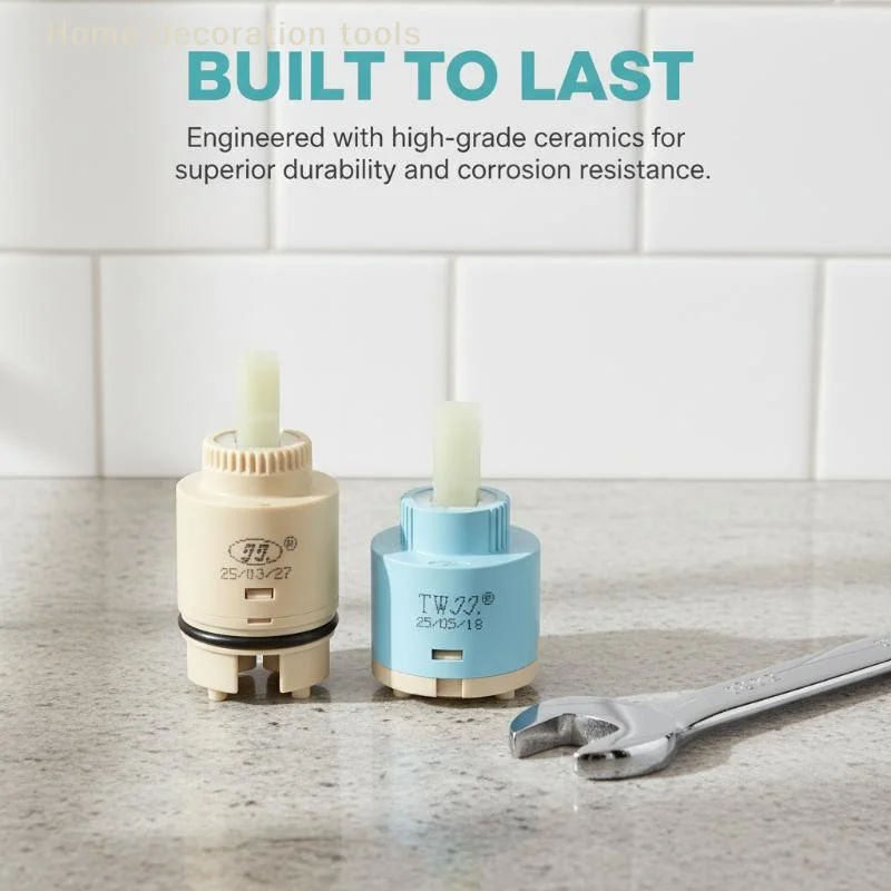 

1Pcs PP Plastic Ceramic Thermostatic Disc Valve for Faucet Repair Bathroom Kitchen Basin Mixer Tap