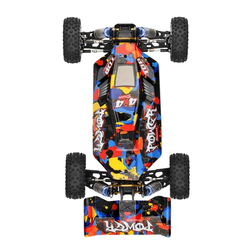 toys 124007 75KM/H 4WD RC Monster Truck Professional Racing High-Speed Drift Remote Control Cars Kids 2.4g Wi-Fi Metal Charger