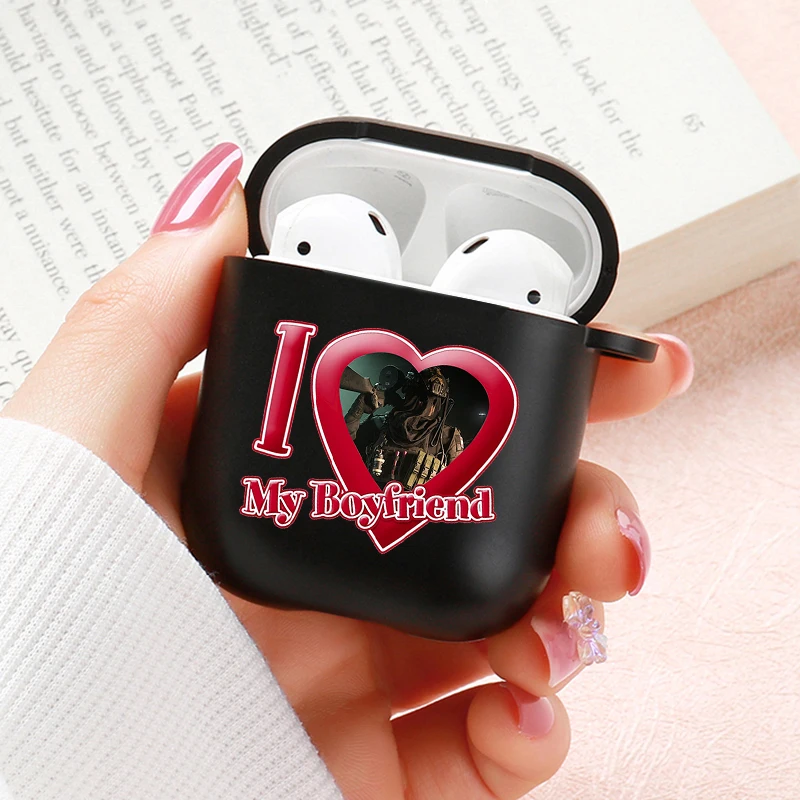 Hot I Love My Boyfriend Ghost Leon Soft Silicone Case for Airpods Pro 2 1 3 Shockproof Protection Air Pods Earphone Box Cover