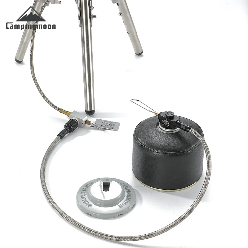 

Адаптер для газовой плиты BKZ21-60 с удлиненным шлангом 60 см, безопасная конструкция, многофункциональный, портативный, для кемпинга и туризма