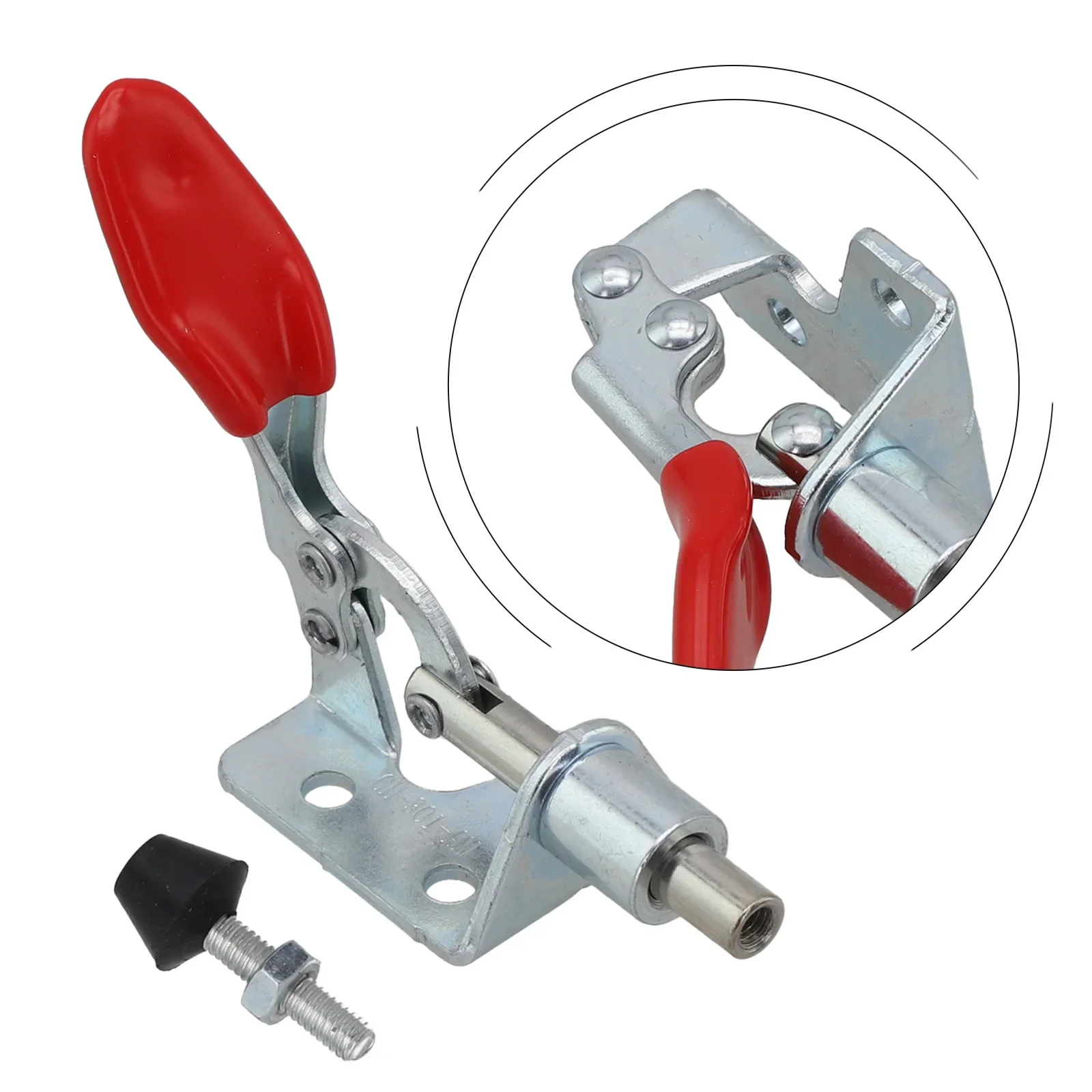 Toggle Clamp Toggle Clamp M4x20 Spindle Push-pull Clamp 45Kg Holding Capacity For Hand Tool For Quickly Holding