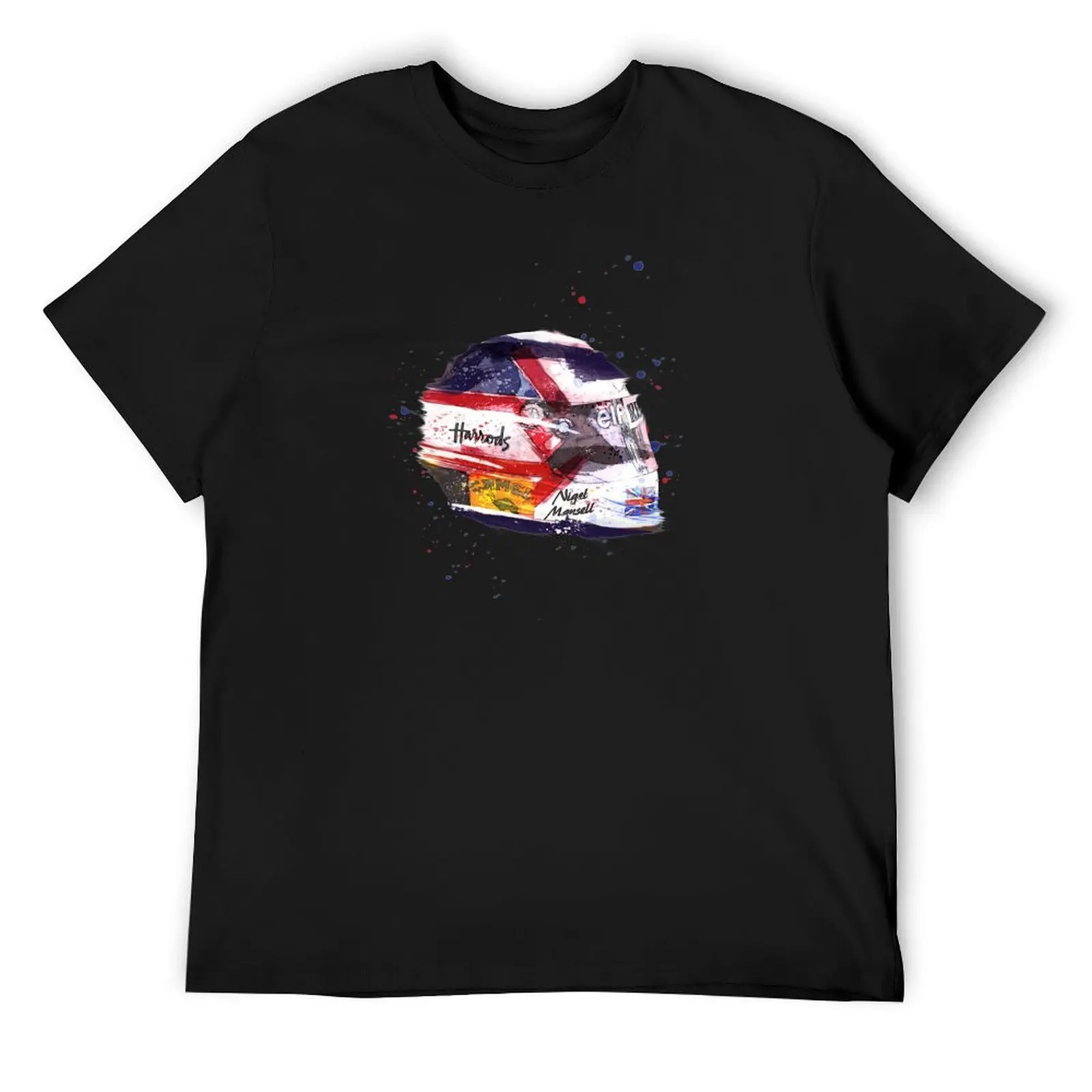 

F1 Helmets Mansel 1992 T-Shirt korean fashion Aesthetic clothing Personalized t-shirt plain plain black t shirts men