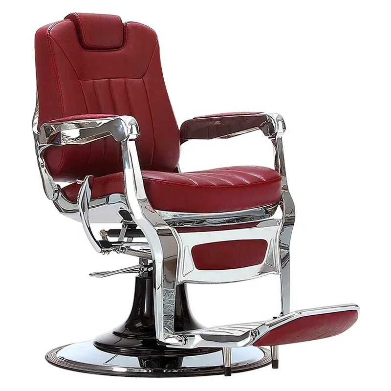 

Stylist Vintage Barbers Chair Professional Leather Pedicure Hairdressing Chair Aesthetic Coiffeur Stuhl Salon Furniture MQ50BC