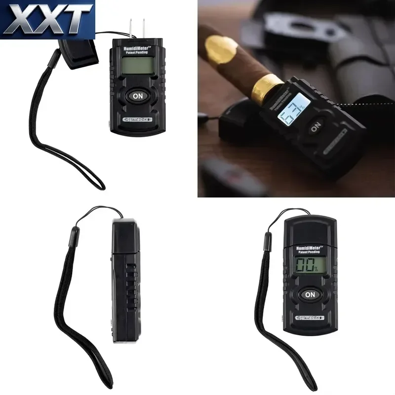 XXT Cigar Hygrometer Portable Digital Cigar Moisture Meter Probe Humidometer