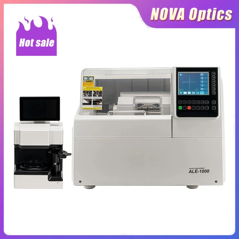 Nova High Quality Supore ALE-1000+ST-1200 2D Optical Equipment with CE Patternless Auto Lens Edger Machine