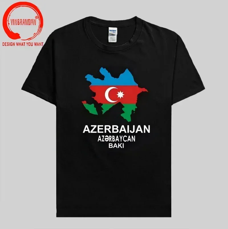 Azerbaijan Azerbaijani AZE Baku mens t shirt new Tops t-shirt Short sleeve clothes sweatshirt country summer Fashion casual Tees