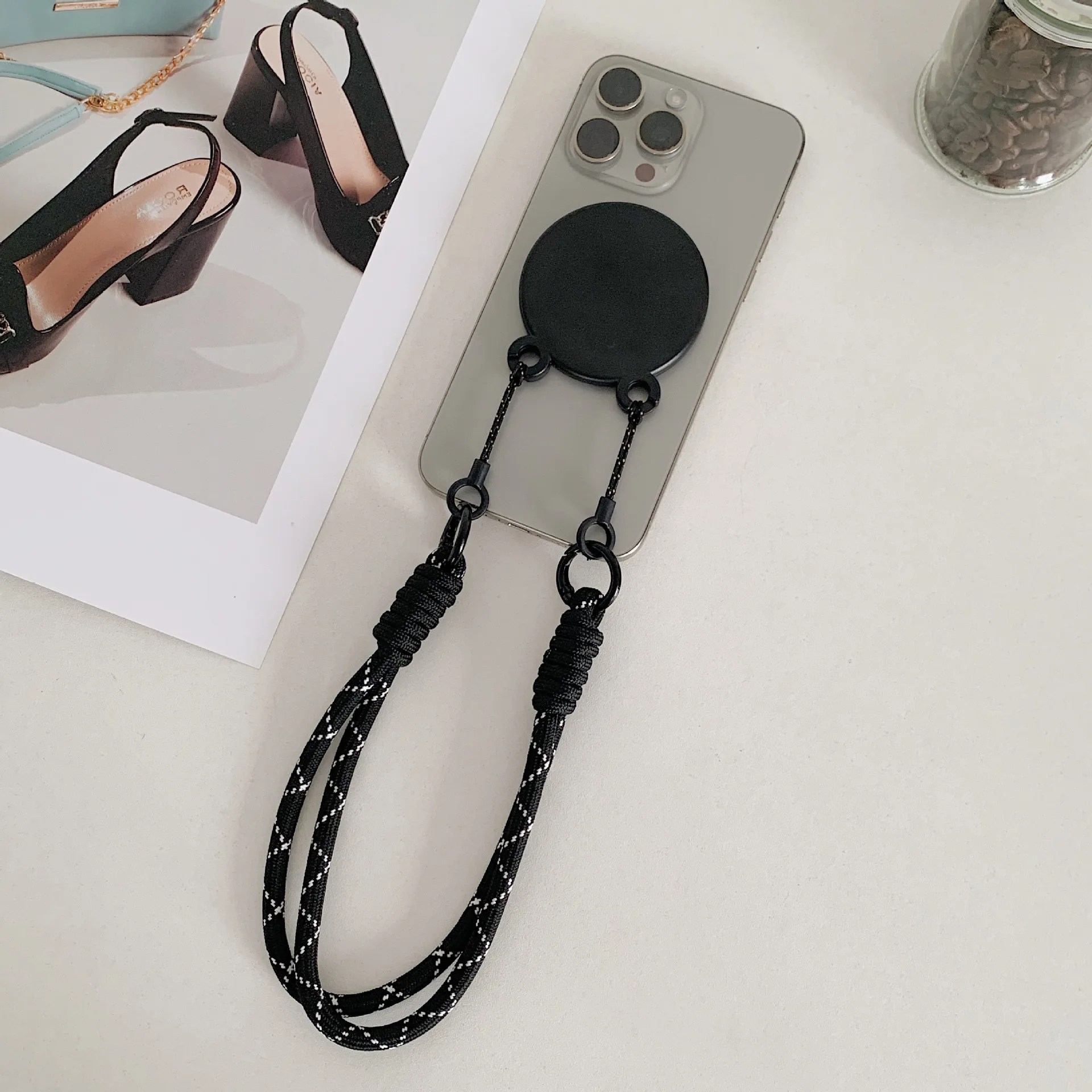 Magnetic Phone Holder Strong Wrist Strap Lanyard for Secure Hands Free Use Durable Hot Sale Universal Design Anti Slip