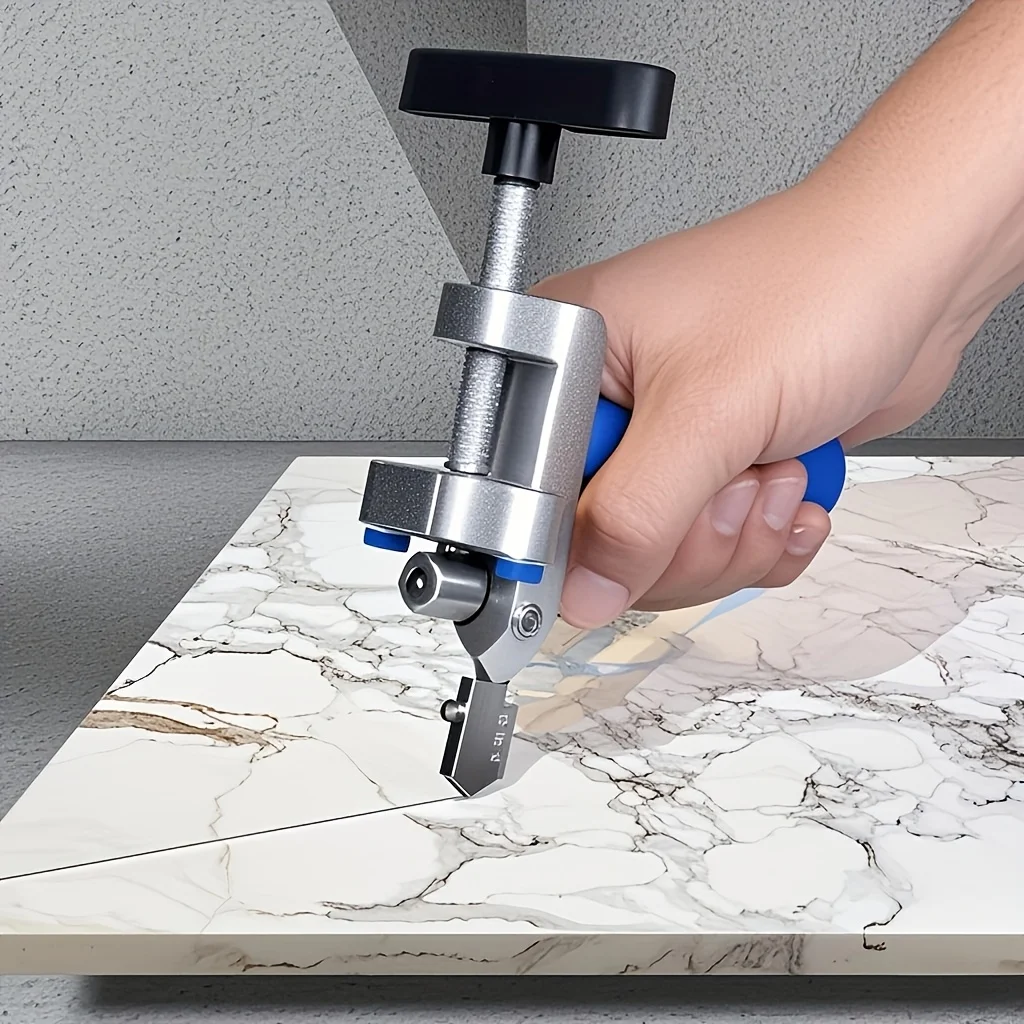 

1 шт. Инструмент для резки плитки, интегрированный стеклорез, алмазный резак для плитки 2-в-1, инструменты для отделки