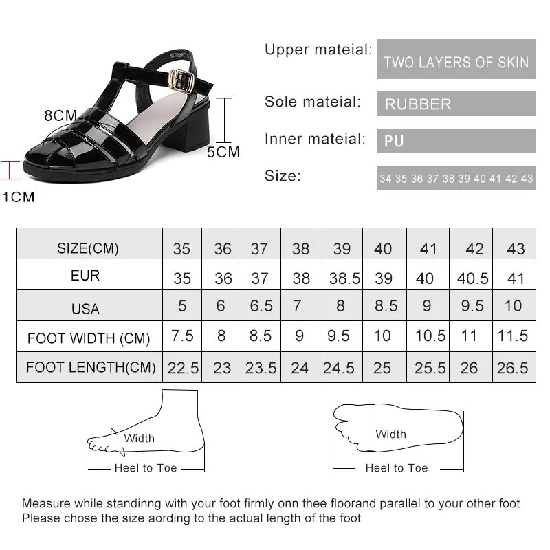 AIYUQI Gladiator Sandals Summer 2024 New Genuine Leather Women Sandals Large Size 41 42 Closed Toe Sandals Women