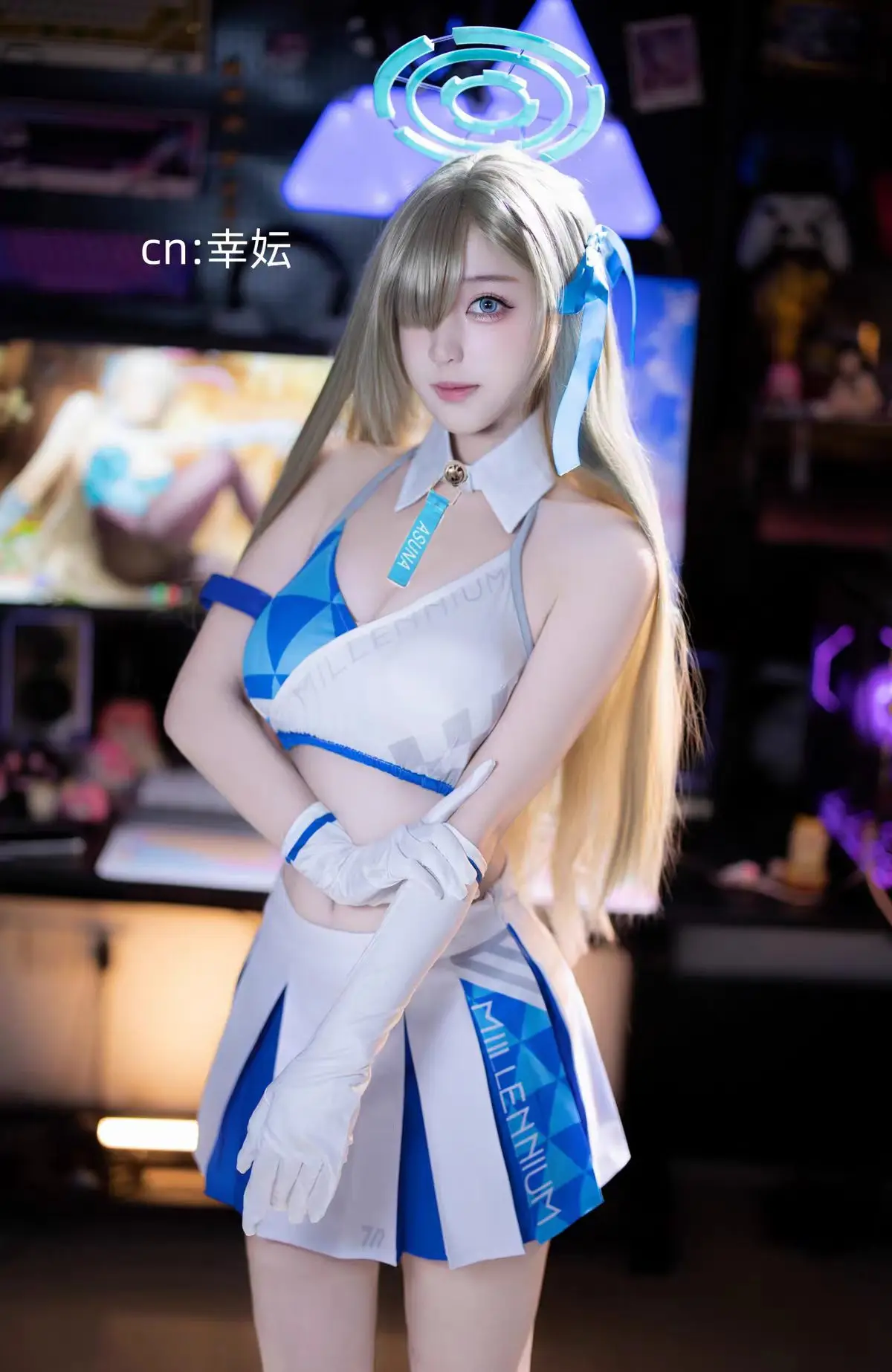Tomi Yatori Asuma Toki Blue Archive Cosplay Set - Full Costume for Women view 3