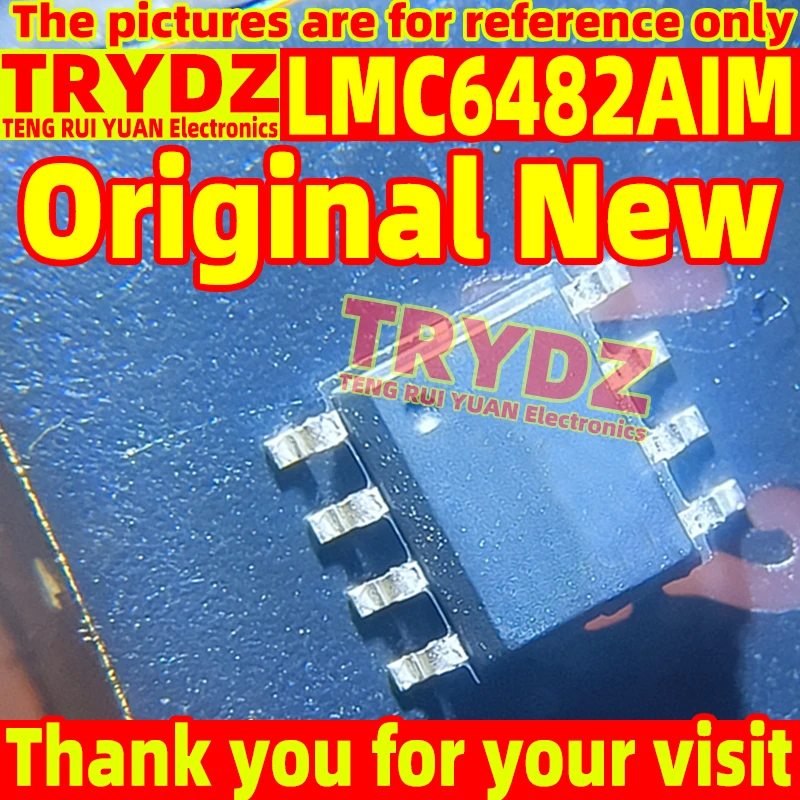 20-2pcs Original New LMC6482AIM SOP8 Operational amplifier chip IC