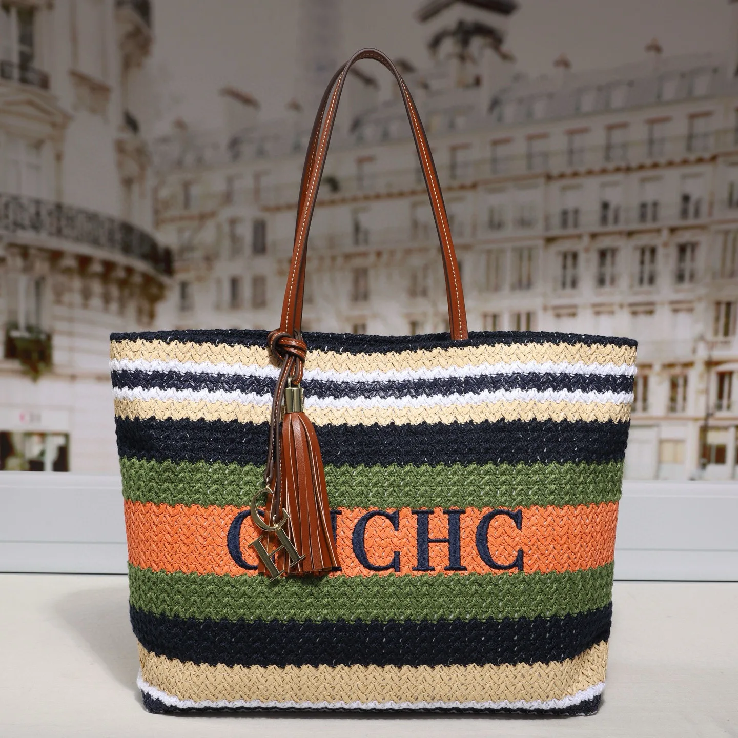 

Новая большая вместительная тканая сумка-корзина для капусты - экологически чистая соломенная сумка на плечо ручной работы, модная летняя пляжная сумка