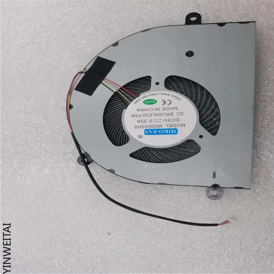 Ventilador enfriador de Nueva CPU para GATEWAY GWNC31514-BK GWNC31514-BL GWTN141-4 GWTN156-4 BF08005H05FP DC 5V 0.5A amplio radiador de refrigeración