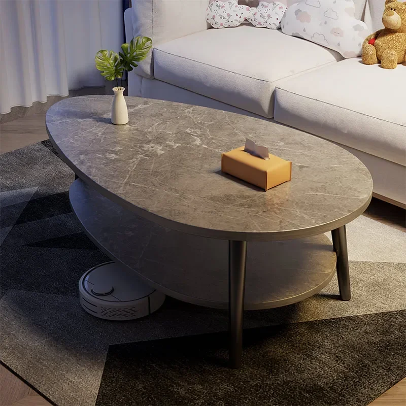 Small household living room sofa tea table, minimalist modern rental house side table, corner table, balcony small table