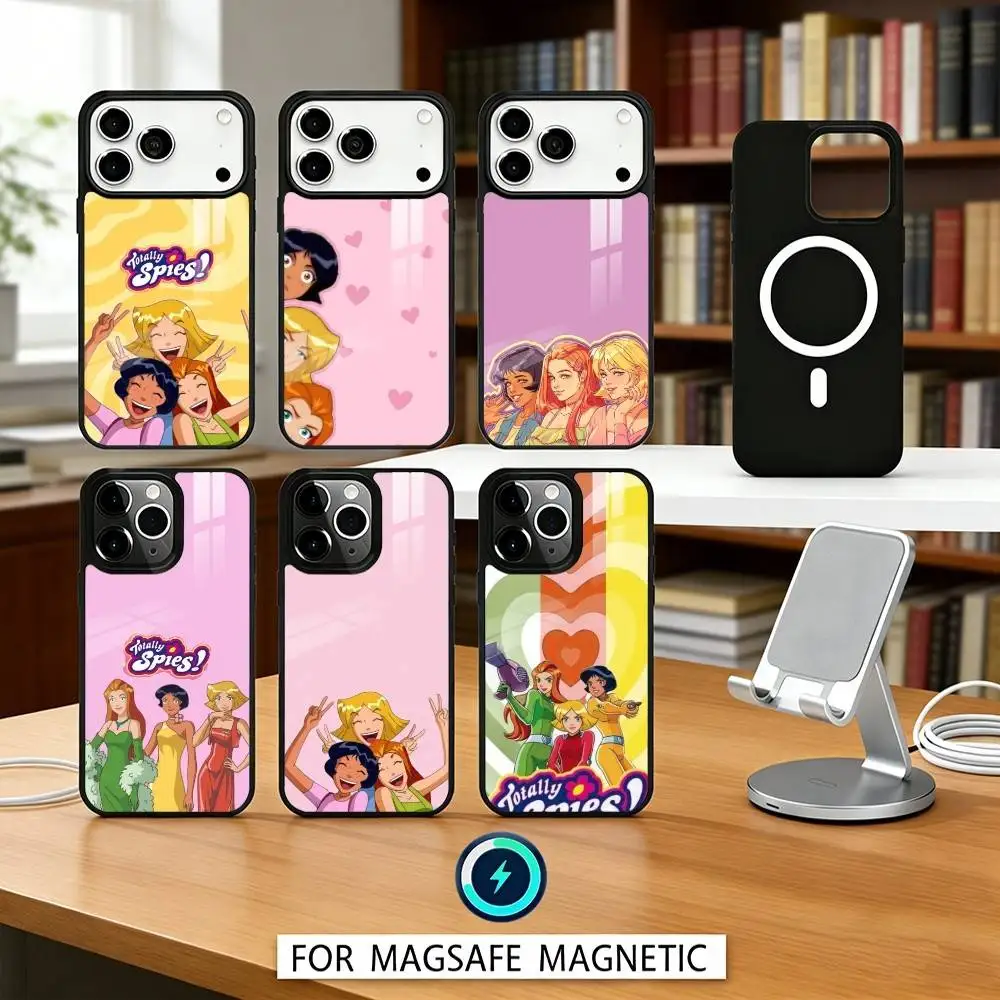 

1PC T-Totally S-Spies Phone Case For iPhone 17,16,15,14,13,12,Pro,Max For Magsafe Magnetic Wireless Charging