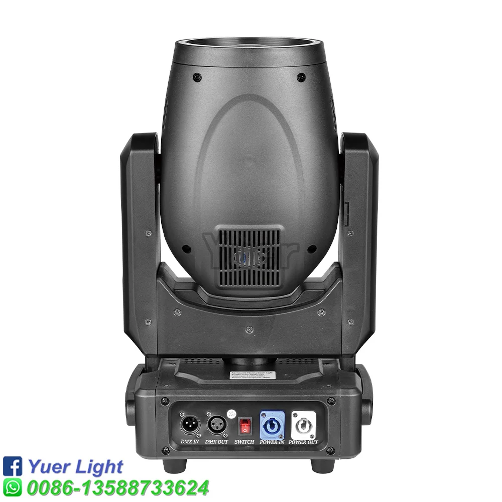 Imagem -02 - Mini Moving Head Stage Iluminação 295w Beam Spot Effect Frost Equipamento Lâmpada para dj Disco Decoração da Festa de Casamento Efeito Arco-íris