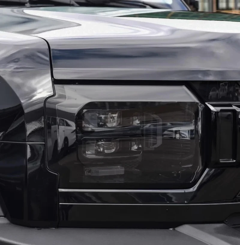 Car Transparent TPU Film Fit for Jetour Traveller T2 2023 2024 2025 Letter Daytime Running Light Film Exterior Trims Accessories