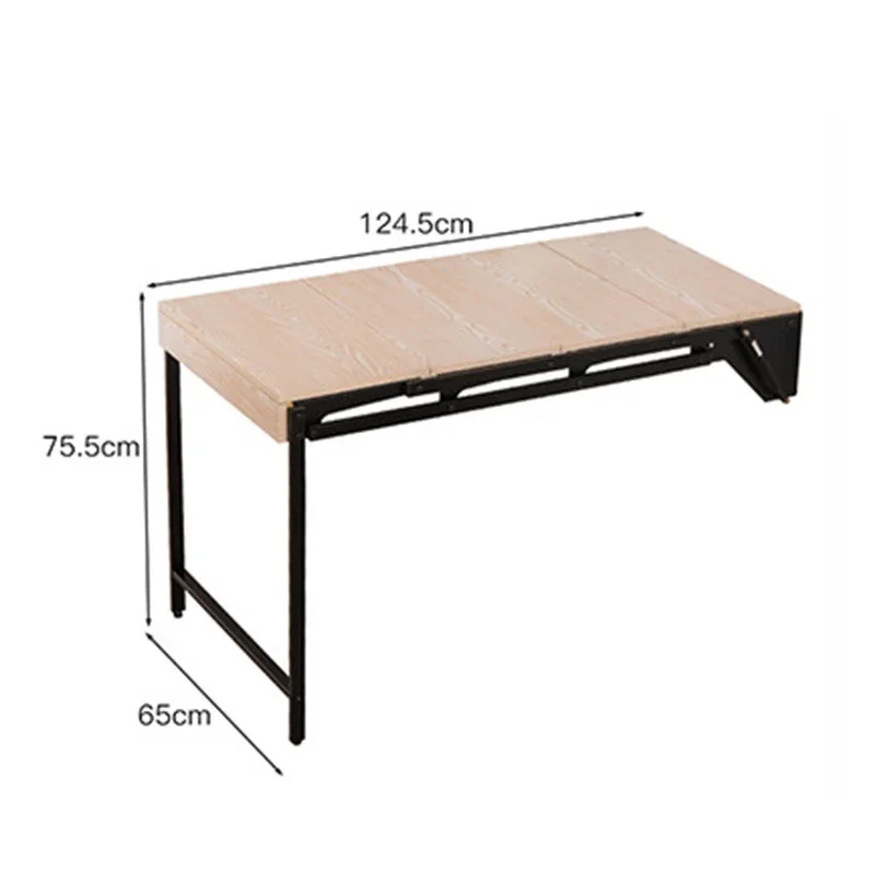 Wall Mounted Folding Table Floating Storage Shelf Drop Leaf Dining Table Small Wooden Desk for Office Home Kitchen стол