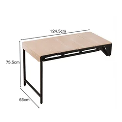 Wall Mounted Folding Table Floating Storage Shelf Drop Leaf Dining Table Small Wooden Desk for Office Home Kitchen стол