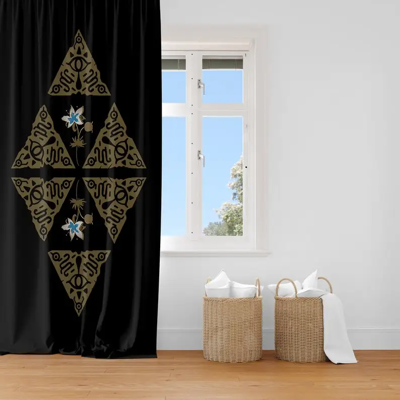 Zelda Curtain: Game Room Decor, Gaming Gift