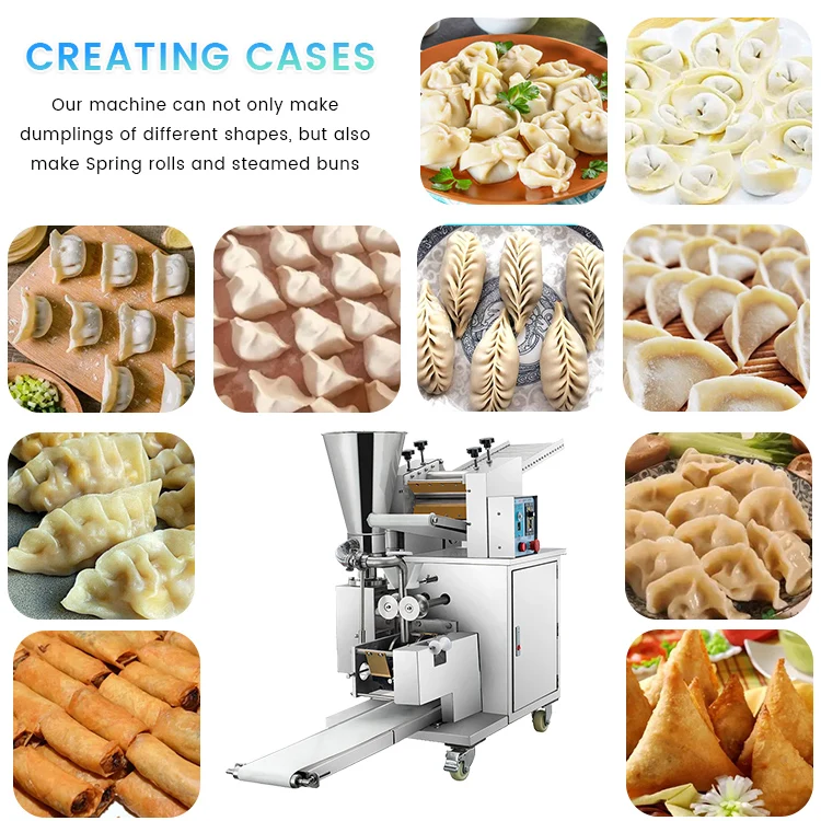 Automatic Dumpling Machine Manual Folding Large Pie Making Big Empanada  Forming Samosa Making Machine